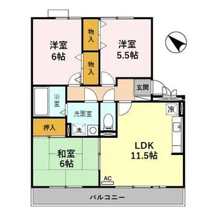 トリニティー21【2階】の間取り