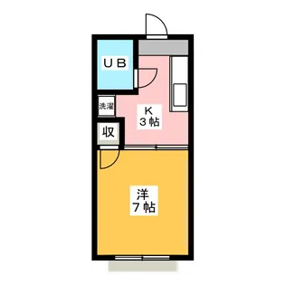 タウニー本山【1階】の間取り