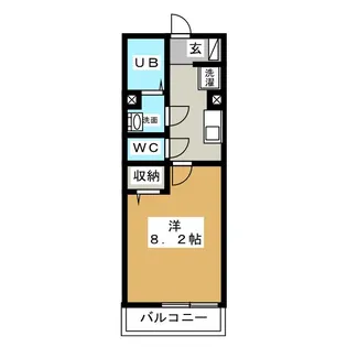 ミルキーウェイ柏【3階】の間取り