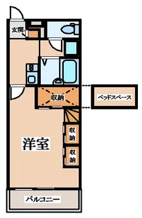 レオパレスSYOUII【1階】の間取り