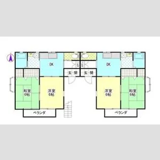 シャトーハイツ【2階】の間取り