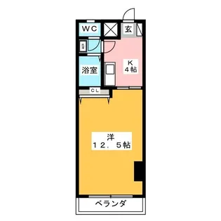 雀屋E棟【2階】の間取り