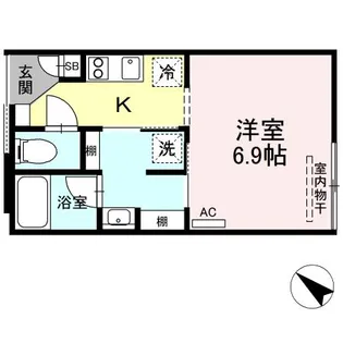 グランテージ西小山【1階】の間取り