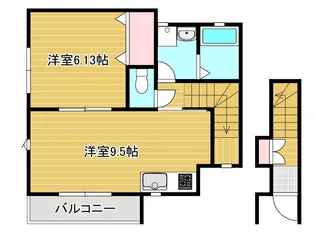 エスペランサA【2階】の間取り