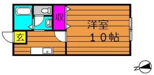 片島サンプラザ【2階】の間取り