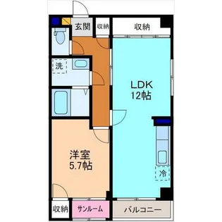 ビエ・ヌーボ・コータ・コートN【2階】の間取り