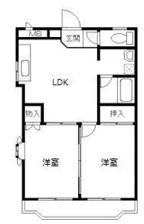 TOSIーKEN.01【1階】の間取り