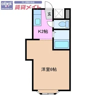 レジデンス岡本【1階】の間取り