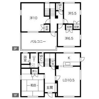 愛知県名古屋市名東区貴船1【一戸建】の間取り