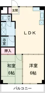 Fコーポ【2階】の間取り