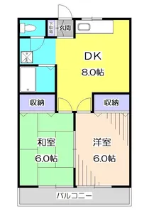 レークヒル原田【2階】の間取り