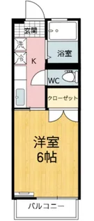 福田ハイツ【2階】の間取り