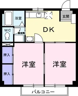 ニューシティ中庄【1階】の間取り