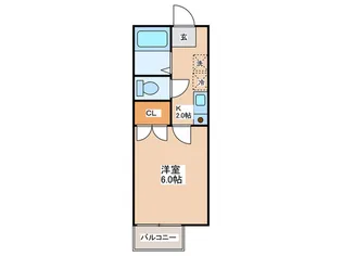 フォーレスト1【2階】の間取り