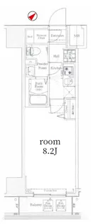 東京都台東区東上野4【マンション】の間取り