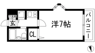 センチュリーショウエイ1【2階】の間取り