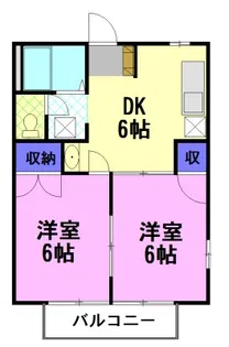 コーポレーションミキ【1階】の間取り