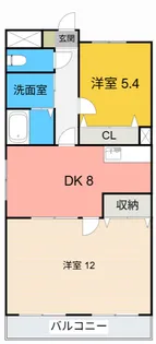 マーレ荘知立【2階】の間取り