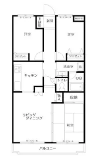日神パレステージ深谷【2階】の間取り