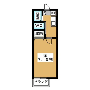 ロイヤルハイム【1階】の間取り