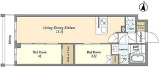 東京都練馬区中村3【マンション】の間取り