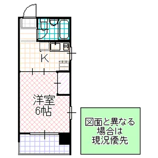 グレースタワー城南【7階】の間取り