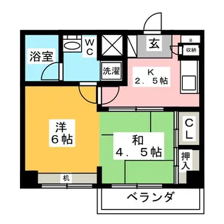 フィオーレ明大寺【3階】の間取り