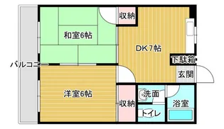 高畑ビル【2階】の間取り
