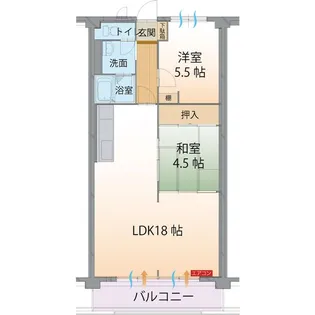 サン・スペリオ【4階】の間取り