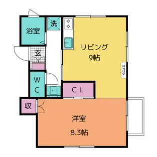 三島ヴィレッジ【1階】の間取り