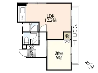 パークハイツ高須【2階】の間取り