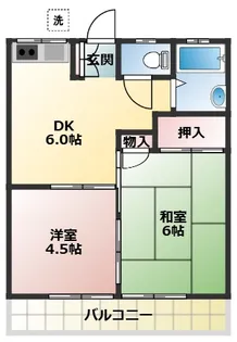 マーシャルハイツ矢崎【1階】の間取り