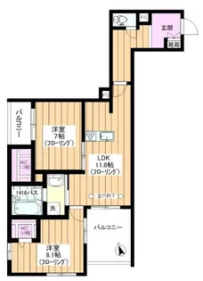 【新築☆旭化成ヘーベルメゾン】ARCH EAST【2階】の間取り