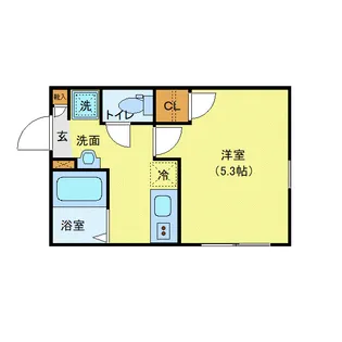 グレースコート町屋【3階】の間取り