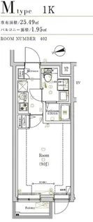 シャンファーレ東京ノース【4階】の間取り