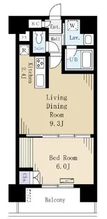 東京都台東区鳥越2【マンション】の間取り
