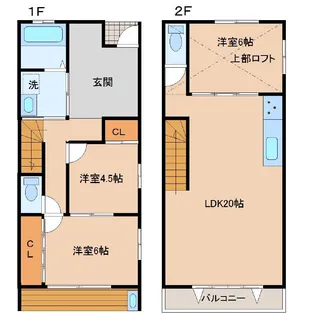 シーサイドテラス一宮【1階】の間取り