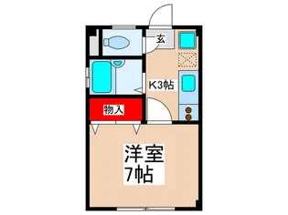 酒井マンション第2【1階】の間取り