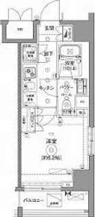 セジョリ川崎【3階】の間取り