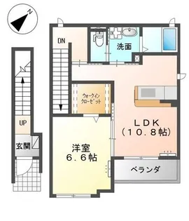 ハッピーハイム【2階】の間取り