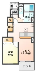 ランドマーク0826 I・II・III【1階】の間取り