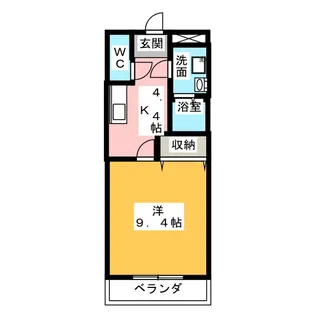 ロイヤルパインズA棟【2階】の間取り
