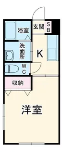 イーストパレスYー8【1階】の間取り