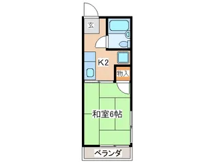 シティハイムエルベ【2階】の間取り