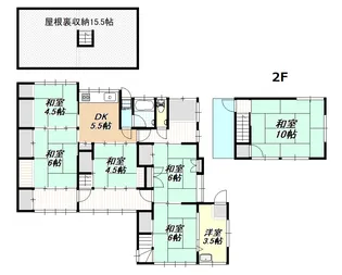 岡山県瀬戸内市邑久町虫明【一戸建】の間取り