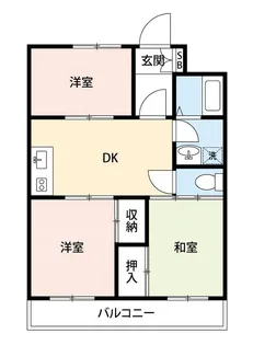 リエス成増【1階】の間取り