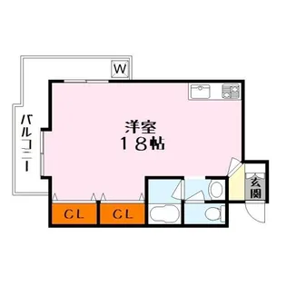 メゾン寿【1階】の間取り