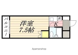 豊国スカイマンション久留米南【4階】の間取り