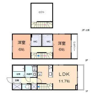 グランルーチェの間取り
