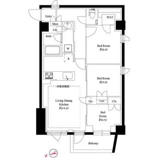 東京都文京区小石川3【マンション】の間取り